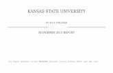 KANSAS STATE UNIVERSITY...Kansas State University Hedged Natural Gas The delivery charge from the city gate to meter is added to the cost of natural gas by Kansas Gas Service, which