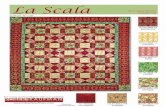 Romantica Featuring La Scalla By: Robert Kaufman FabricsRomantica Featuring La Scalla By: Robert Kaufman Fabrics Quilt Designed By: Margrit Hall Quilt: 48" x 60" All Seams are 1/4"