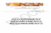 GOVERNMENT DEPARTMENTS REQUIREMENTS · rice, nuts, beans, peas and other legume seeds, sugarcane, sprouts, coffee beans, etc) • Processed products of plant origin which by their