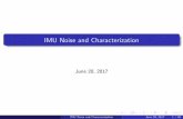 IMU Noise and Characterization - University of …wavelab.uwaterloo.ca/.../IMU_Noise_and_Characterization.pdfThe main thing to know is a random process is WSS if its mean and its correlation