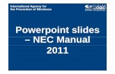 Powerpoint slides – NEC M lNEC Manual 2011s160131.gridserver.com/wp-content/uploads/national... · Blindness Committee (NPBC) National Prevention of Blindness Committee: ••
