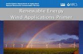 Renewable Energy Wind Applications Primer€¦ · Renewable Energy Production (716) Wind Turbine < 50 kW . $1,875/kW . Typical Implementation Scenario • Wind turbine, < 50kW capacity,