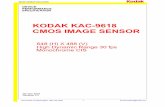 KODAK KAC-9618 CMOS IMAGE SENSOR - Fab Centralfab.cba.mit.edu/classes/863.09/people/labrune/files/... · 2010-02-13 · 585-722-4385 1 Email:imagers@kodak.com IMAGE SENSOR SOLUTIONS