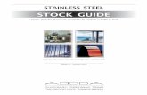 stainless steel stock guide - DesignParts · STAINLESS STEEL sheet *This size also covers the closest imperial measurement (1524mm). Check with your stockist for availability. For