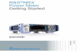 R&S NRX Getting Started - Rohde & Schwarz · R&S ®NRX Documentation Overview Getting Started 1424.7070.02 ─ 06 7 2.5 Basic Safety Instructions Contains safety instructions, operating