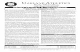 OAKLAND ATHLETICS - MLB.commlb.mlb.com/documents/4/5/4/230016454/05_13_2017_A_s_Game_… · Oakland Athletics Baseball Company ... position over their last four games and are .203