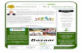 Nanohana - MIS Newsletter...MIS Annual Bazaar Please mark Saturday, May 25th on your calendar for this year’s MIS Bazaar. If you have donations for the raffle, please contact the
