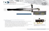 Instrumentation Boom / Instrumentation...(DynPro 2 Silver package shown) t (1.83 m) t (1.9 m) 1 ft (.30 m) between the 2 articulation points Boom allows Sensor Box to rotate 315 degrees