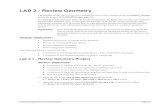 Lab Review Geometry - CDOT...Page 34 Colorado Department of Transportation LAB 2 - Review Geometry Labs for InRoads V8i SS2 3. Expand the geometry project tree by selecting the + (plus)