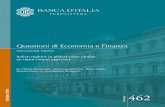 Questioni di Economia e Finanza - Banca D'Italia · production in the South. The latter is also somewhat peripheral in the geography of interna-tional trade and depends to a greater