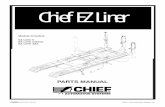 Chief EZ Liner€¦ · R CHIEF EZ LINER PARTS MANUAL 4 CHIEF EZ LINER II/CLASSIC TOWER RING ASSEMBLY COMPONENTS Tower Ring Assembly 692334 Nut, Hex Jam, 5/8-11, Gr. 5, Bl.