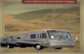 2005 Mountain Aire Diesel Pusher Brochure · 2012-05-31 · Form and function. Artistry and practicality. They’re perfectly balanced in Mountain Aire Diesel Pusher Motorhomes. You’ll