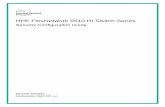 HPE FlexNetwork 5510 HI Switch Series · 2019-01-17 · Confidential computer software. Valid license from Hewlett Packard Enterprise required for possession, use, or copying. Consistent