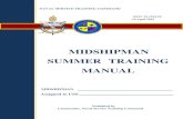 MIDSHIPMAN SUMMER TRAINING MANUAL...report is submitted on an individual midshipman, the following information is useful: ... 602 Currency Exchange 6-2 603 Personal Funds 6-2 604 Cleanliness