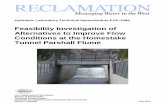 Feasibility Investigation of Alternatives to Improve …...A 12-ft Parshall flume located just downstream from the exit of the Homestake Tunnel measures the flow before it reaches