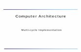 Computer Architecture - ocw.snu.ac.krocw.snu.ac.kr/sites/default/files/NOTE/7105.pdf · Computer Architecture & Network Lab 2 Outline Disadvantages of the Single-cycle implementation