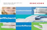 efficient - Copiers Chicago - Digital Copier Supercenter...The Ricoh Aficio MP 2851/MP 3351 makes it easy to create, output, finish and distribute critical documents wherever they