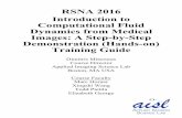 RSNA 2016 Introduction to Computational Fluid Dynamics ... · Computational fluid dynamics (CFD) refers to using a computer to solve the Navier-Stokes equations, that is, the basic