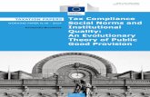 Tax Compliance 201 Social Norms and Panayiotis Nicolaides ... · Taxation Papers are written by the staff of the European Commission's Directorate-General for Taxation and Customs
