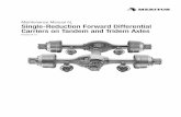 Maintenance Manual 5L Single-Reduction Forward ... · Single-Reduction Forward Differential Carriers on Tandem and Tridem Axles Revised 08-15. Service Notes Information contained