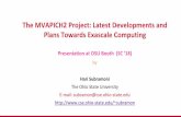 The MVAPICH2 Project: Latest Developments and Plans Towards …mvapich.cse.ohio-state.edu/static/media/talks/slide/hari_mv2_overvie… · The MVAPICH2 Project: Latest Developments
