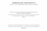 TRIBHUVAN UNIVERSITY€¦ · Balanced and Unbalanced Growth Theory Dependency Theory, Schultz's Theory of Traditional Agriculture Transformation, Sustainable Development, Human Development