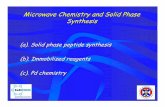 Microwave Chemistry and Solid Phase Synthesis · (a). Peptide Chemistry and Microwave Heating N OH O NHBoc Fmoc O N NHBoc Fmoc 6 7 NH RINK PS 6 200 400 600 800 1000m/z 0 20 40 60