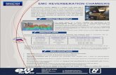 EMC REVERBERATION CHAMBERS - emv Service REVERBERATION CHAMBER… · EMC REVERBERATION CHAMBERS V7 – 22.07.16 EMC REVERBERATION CHAMBERS 1/4 Reverberation chambers make it possible