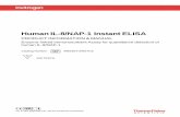 Human IL-8/NAP-1 Instant ELISA - Thermo Fisher Scientific€¦ · 4 Human IL -8/NAP 1 INSTANT ELISATM Kit PRODUCT INFORMATION & MANUAL 1 Intended Use The human IL-8/NAP-1 INSTANT
