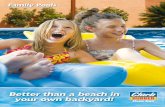 Better than a beach in your own backyard!m.homeimprovementpages.com.au/.../236571/clark_rubber_-_family_pools.pdf · Clark Rubber pools have been a part of the Aussie backyard landscape