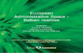 European Administrative Space - Balkan realities · European administrative space. Balkan realities 9 9 Additionally new instruments such as the European Partnerships were introduced