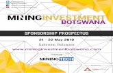 SPONSORSHIP PROSPECTUS...Series since 2015. From the inaugural Mining Investment Asia Conference in Singapore, the series has successfully expanded to its current line-up of 15 Mining
