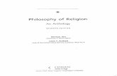 Philosophy of Religion - Yale Divinity School...Philosophy of Religion An Anthology SEVENTH EDITION MICHAEL REA University of Notre Dame LOUIS P. POJMAN Late of the United States Military