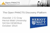 The Open PHACTS Discovery Platform Alasdair J G Gray Heriot … · The Open PHACTS Discovery Platform Alasdair J G Gray Heriot-Watt University SICSA DEMOfest October 2014