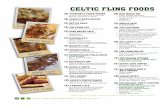 CELTIC FLING FOODS - PaRenFaire.com11 Celtic Fling & Highland Games June 24-25, 2017 CELTIC FLING FOODS (A) TUTBERRY’S TUBER TAVERN • •Poutine (with Krinkle Kut Crispy Fries: