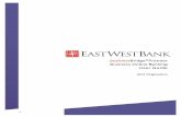 The Quarter in Review - eastwestbank.com...protection by utilizing a combination of dual control system settings, refinement of operational procedures, in ... The request looks authentic