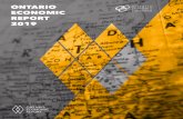 ONTARIO ECONOMIC REPORT 2019 - OCC...Ontario Economic Report 2019 5 • Over the next year, Ontario’s economy is forecasted to slow to two percent growth. This is expected to continue