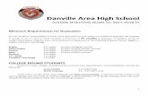 Danville Area High School...Danville Area High School COURSE SELECTION GUIDE for 2017-2018 SY ... English Literature, and Biology. English 4.5 credits (4 years of English courses)