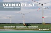Windblatt - Enercon...WINDBLATT 03/13 18 Cover 8 16Community-owned wind farms Training of ENERCON Service staff successfully started at new location in Gotha.At Scharrel Wind Farm