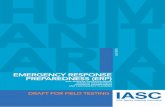 EMERGENCY RESPONSE PREPAREDNESS (ERP) · 2018-03-12 · high. Development of a contingency plan (see Section 3 – Advanced Preparedness Actions and Contingency Planning) is recommended