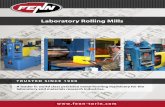 Laboratory Rolling Mills - fenn-torin.com€¦ · Every Fenn laboratory rolling mill is specially engineered to meet the critical and versatile requirements of metallurgists and scientists