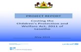 PROJECT REPORT Costing the - Cornerstone Lesotho Costing Final R… · The Project Team This project was co-funded by the Global Fund Lesotho and UNICEF Citation suggestion – Barberton,