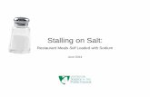 Stalling on Salt - Center for Science in the Public …The Center for Science in the Public Interest (CSPI), founded in 1971, is a non-profit health-advocacy organization. CSPI conducts