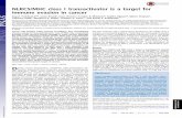 NLRC5/MHC class I transactivator is a target for immune ... · NLRC5/MHC class I transactivator is a target for immune evasion in cancer Sayuri Yoshihamaa,b, Jason Roszikc, Isaac
