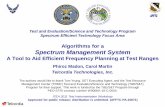 Algorithms for a Spectrum Management System · Mobile Bldg. 5790 Systems TMGS-3 TMGS-4 TA 1 TA 2 p1 p4 p3 p2 For Test 1 and given a flight plan: 1. Divide airspace surrounding flight