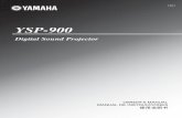 YSP-900 - YamahaYAMAHA YSP-900 Digital Sound Projector challenges this preconception that complicated speaker setup and troublesome wiring go hand-in-hand with the enjoyment of multi-channel