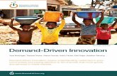 Photo credit: World Bank Demand-Driven Innovation · In this paper and its accompanying website, , we lay out the six principles that serve as the foundation of Demand-Driven Innovation.