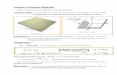 Laminate Composite Materials · 1 Laminate Composite Materials Those consist of layers (plies) of various materials Lamina (ply): - A composite made by single layer of material. Usually