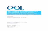 DATA PRODUCT SPECIFICATION FOR TURBULENT VELOCITY …€¦ · be provided by engineering instrumentation on the RSN 200m platforms from an Inertial Navigation Unit (INU) that provides