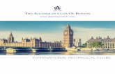 INTERNATIONAL RECIPROCAL CLUBS - Algonquin Club€¦ · INTERNATIONAL RECIPROCAL CLUBS The Algonquin Club of bosTon EST. 1886. RECIPROCAL CLUBS TABLE of CONTENTS ... UNITED ARAB EMIRATES